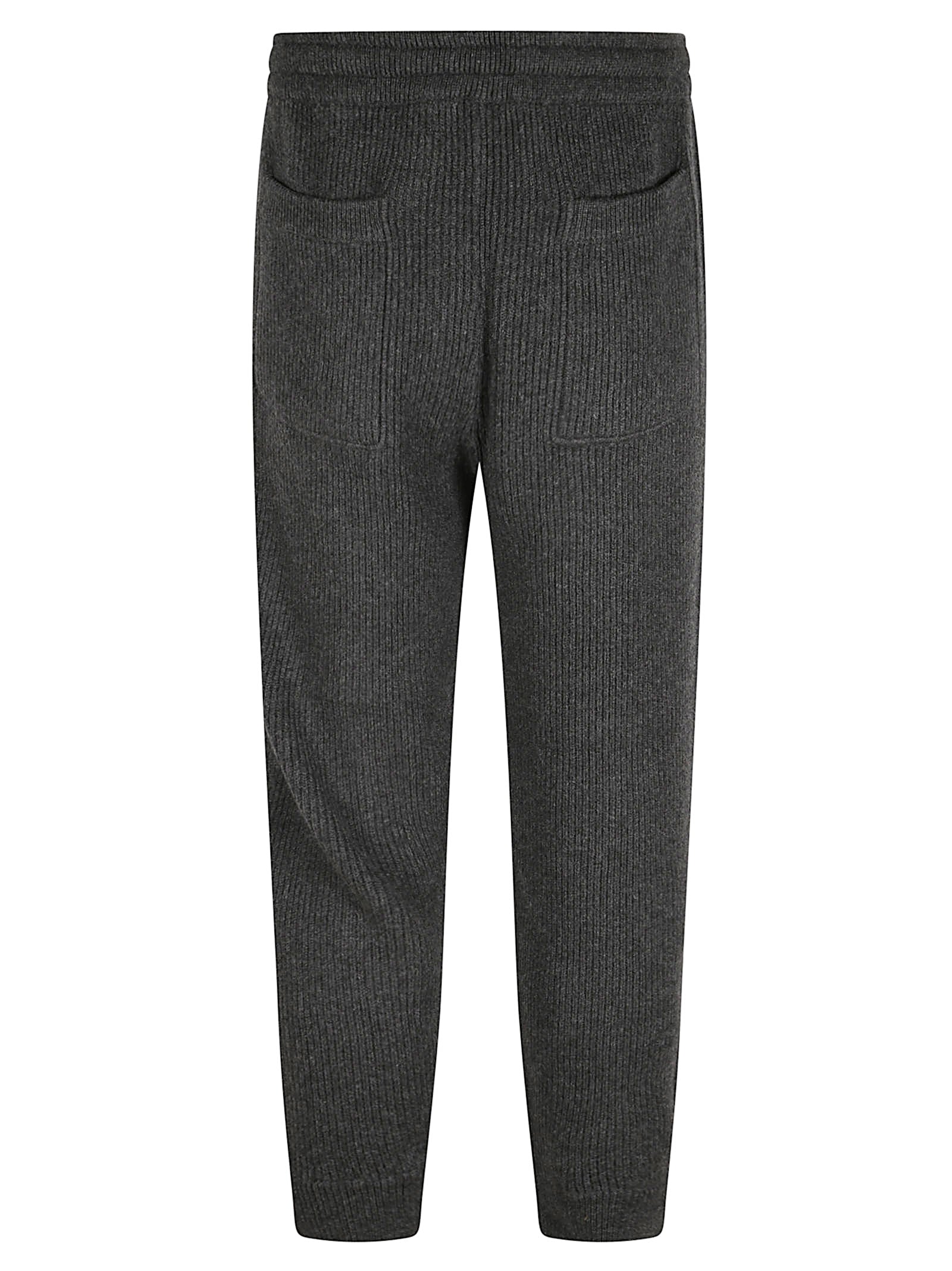 Ribbed Knit Casual Pants