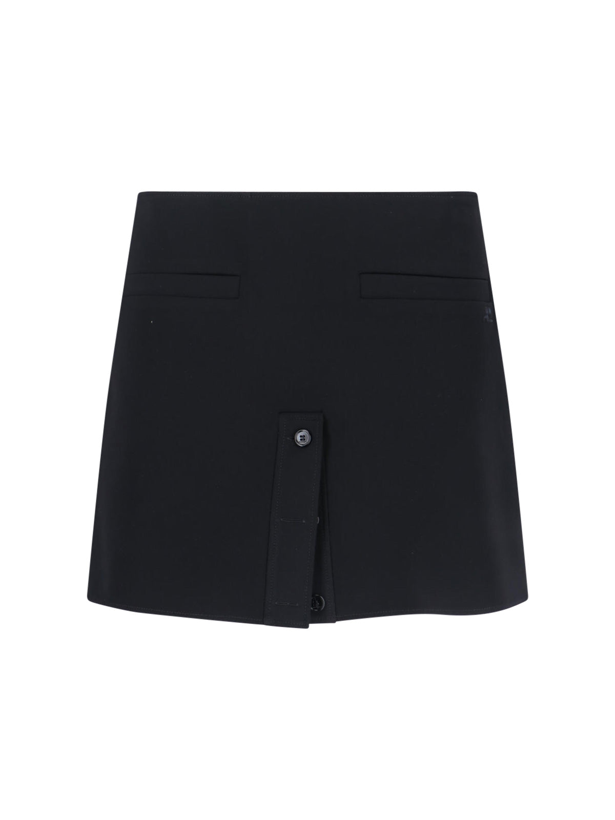 Logo Mini Skirt – Black