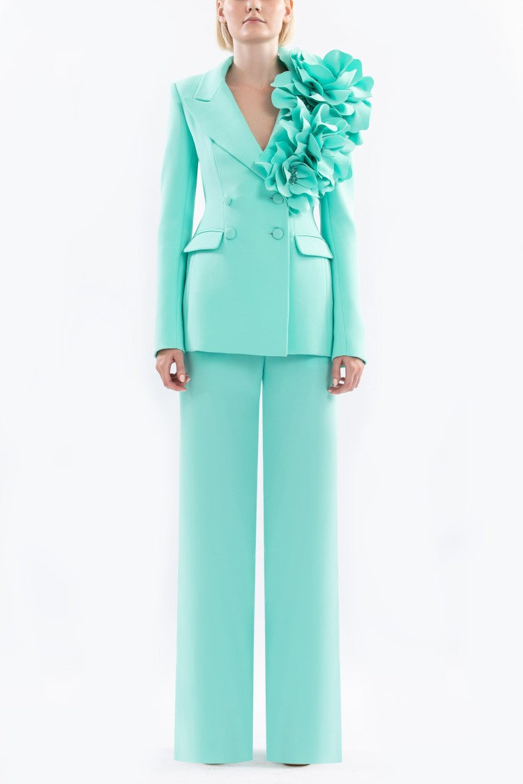 Floral Tailored Pants