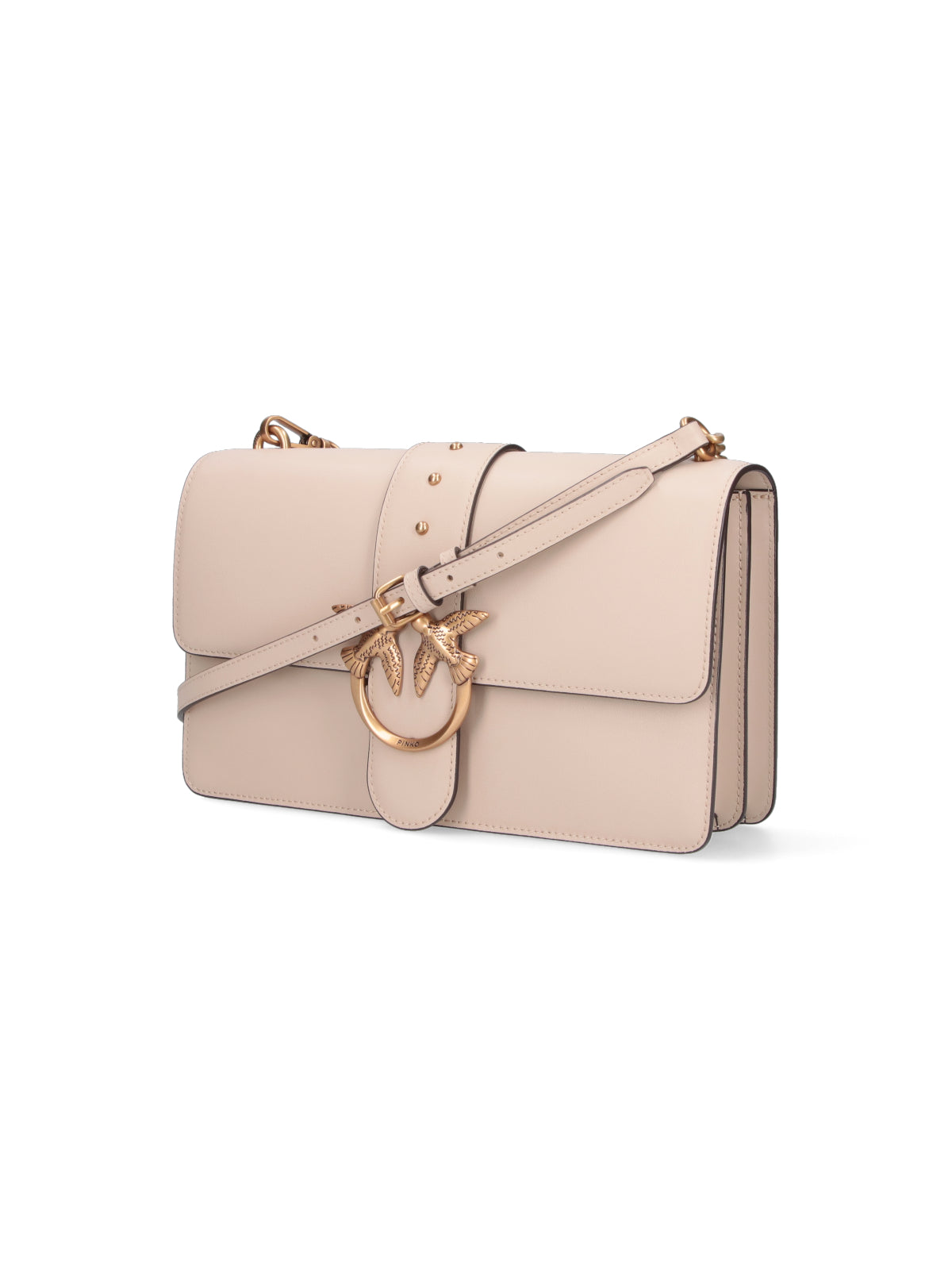 Structured Beige Handbag With Versatile Carrying Options