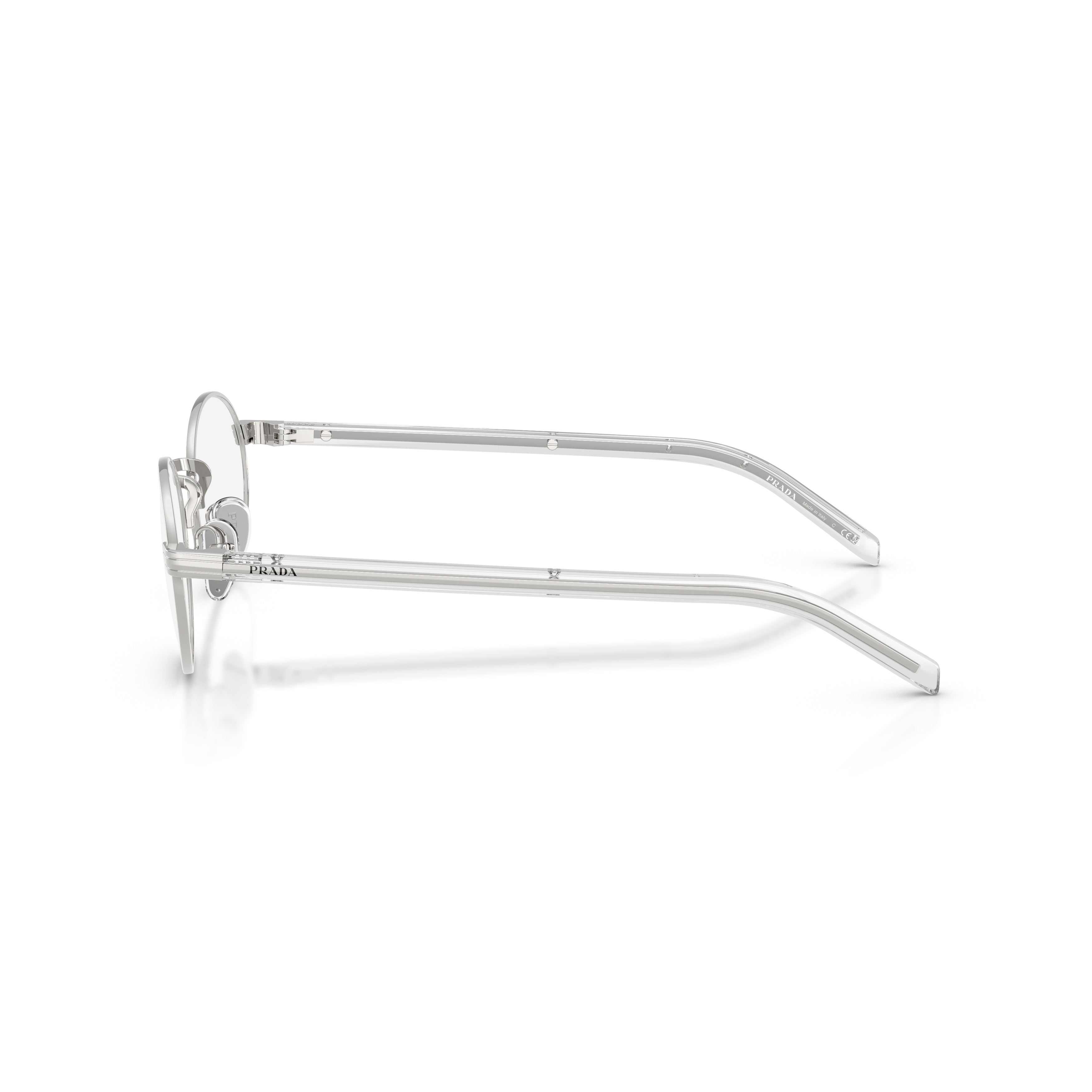 0pr B55v Round Metal Frame Eyeglasses
