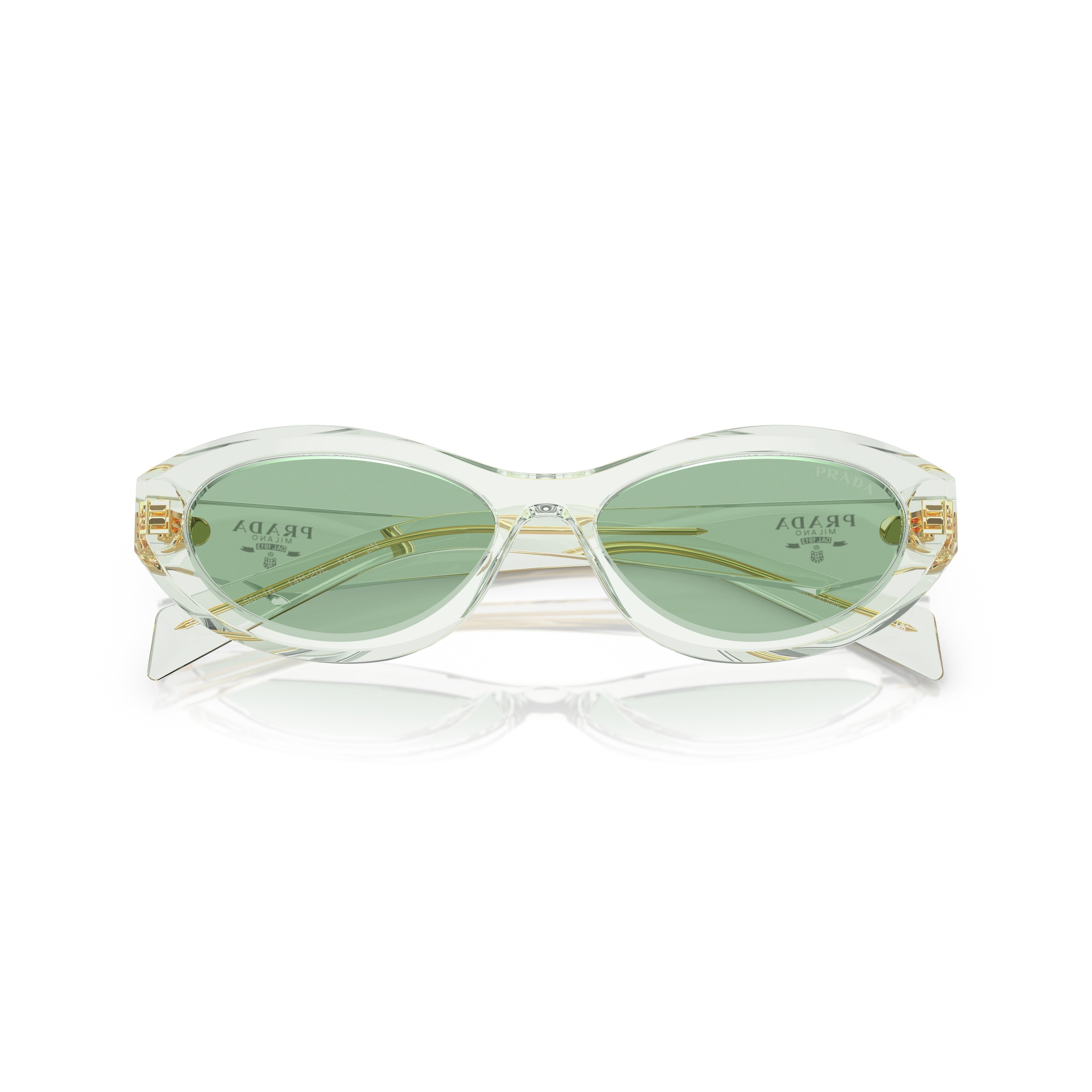 0pr 26zs Translucent Acetate Oval Sunglasses