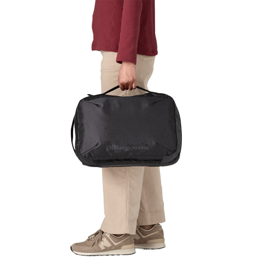 Convertible Black Backpack with Laptop Sleeve