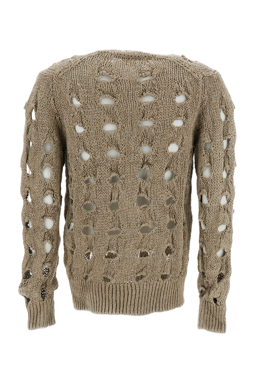 Short Perforated Cardigan