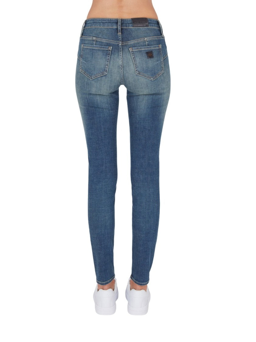 Slim Fit Jeans with Stretch and Iconic Branding