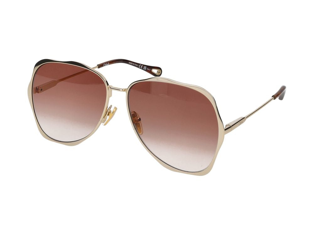 Sunglasses Chloé CH0183S 003 gold gold orange 60/14/140