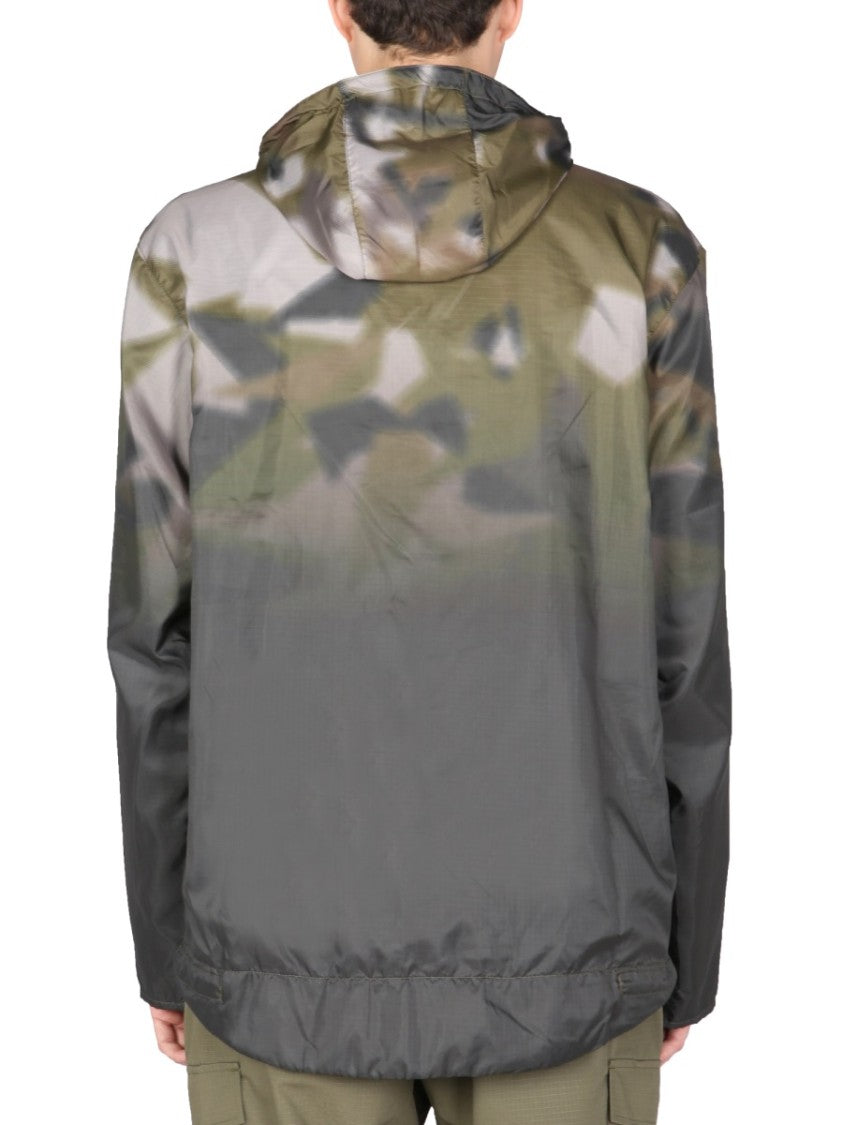 Hooded High Neck Waterproof Jacket