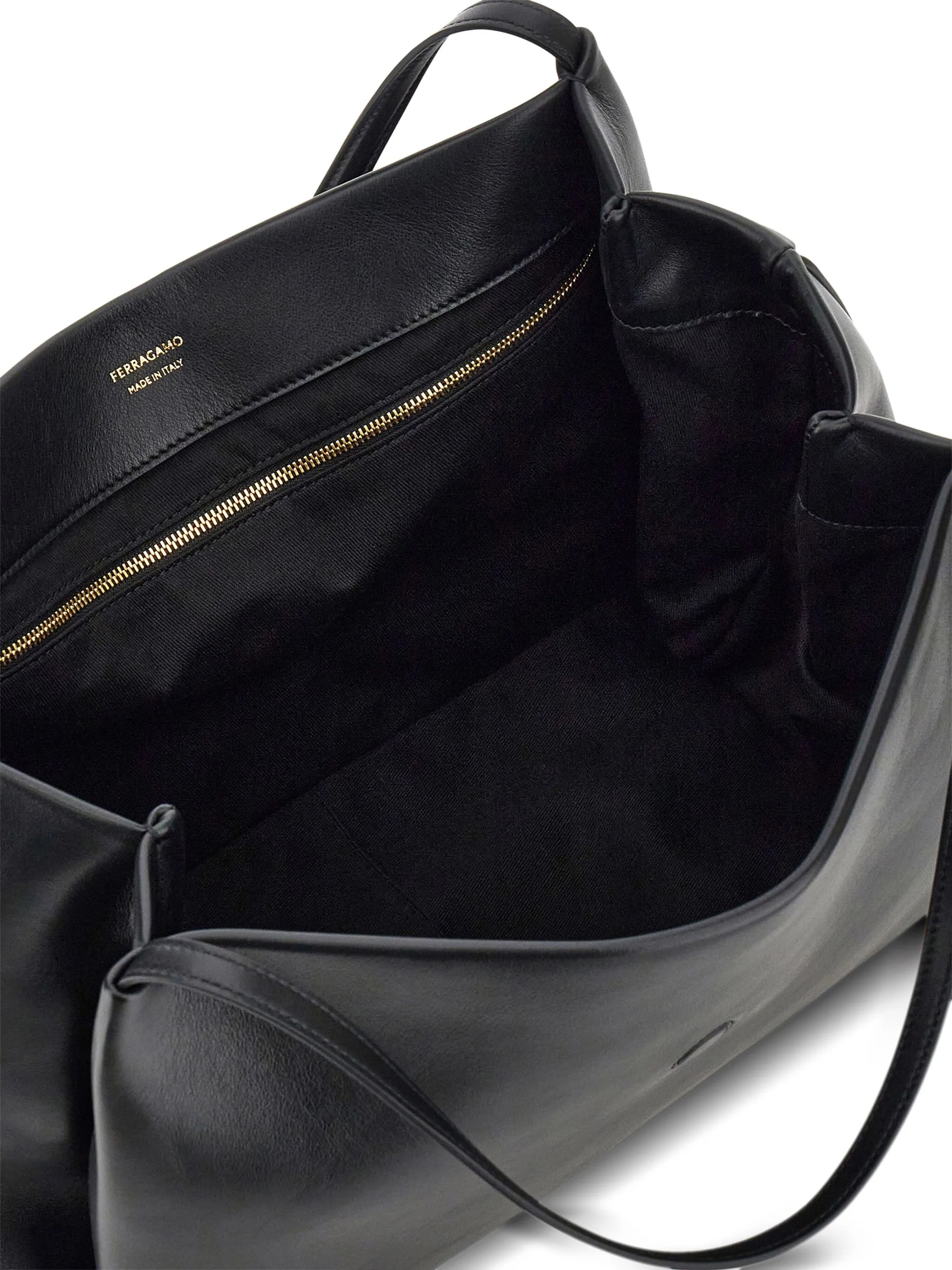 Black Tote M Medium Structured Totes