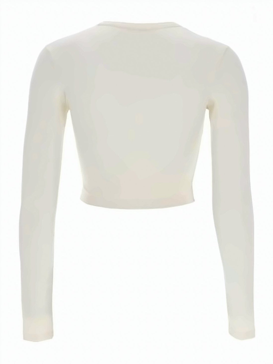 Long-Sleeved Cropped Top With Design