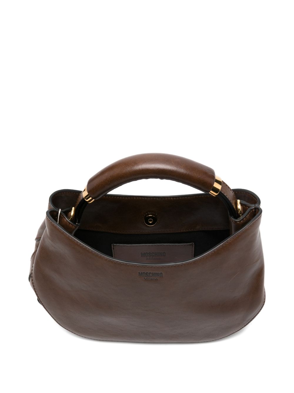 Crescent-Shaped Silk And Nylon Bag