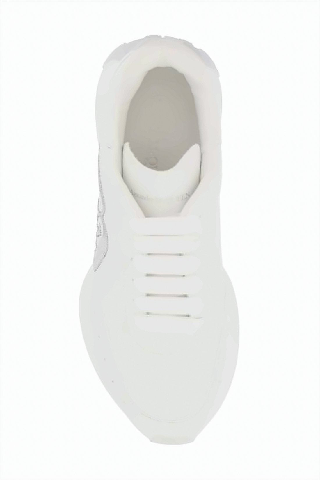 Minimalist White Leather Alexander McQueen Sneakers