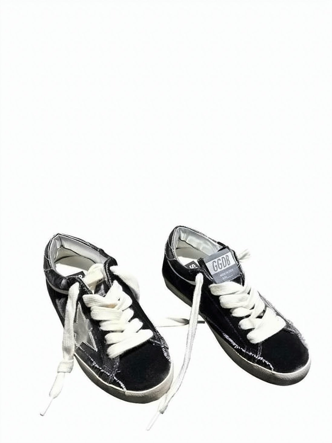 Low-Top Sneakers With Distressed Finish