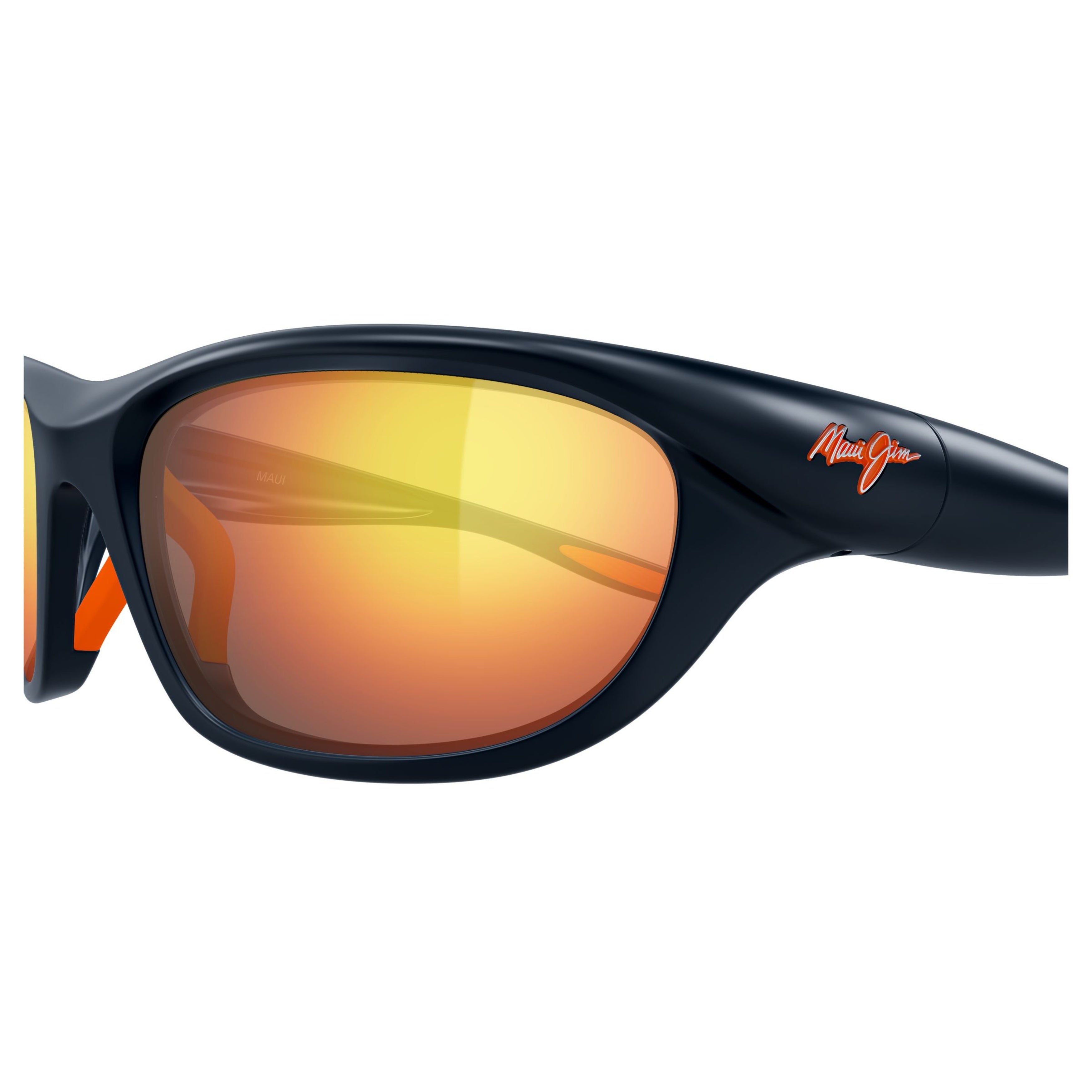 Haulani Wraparound Sunglasses with Matte Black Frame