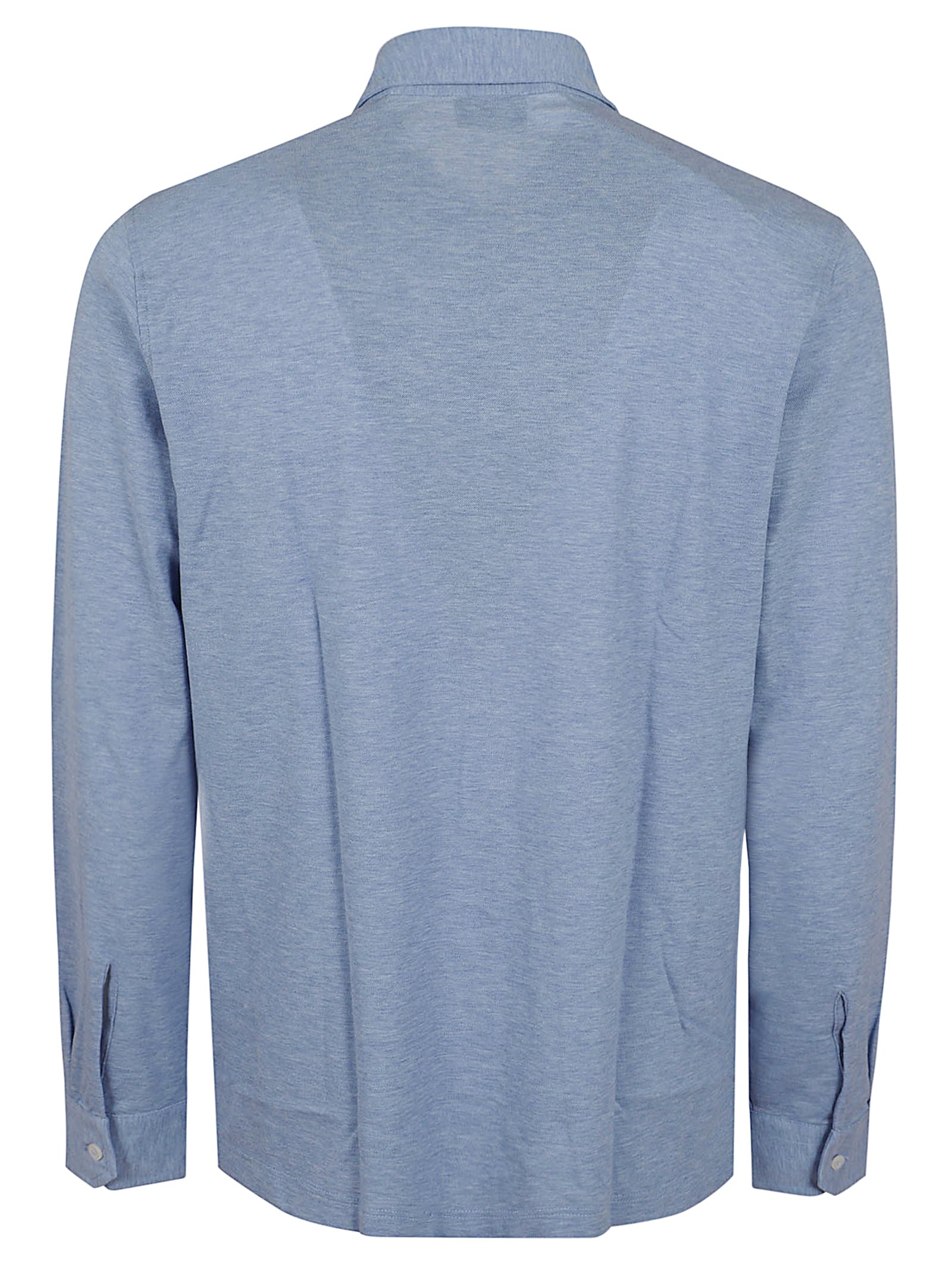 Oversized Blue Cotton Shirt