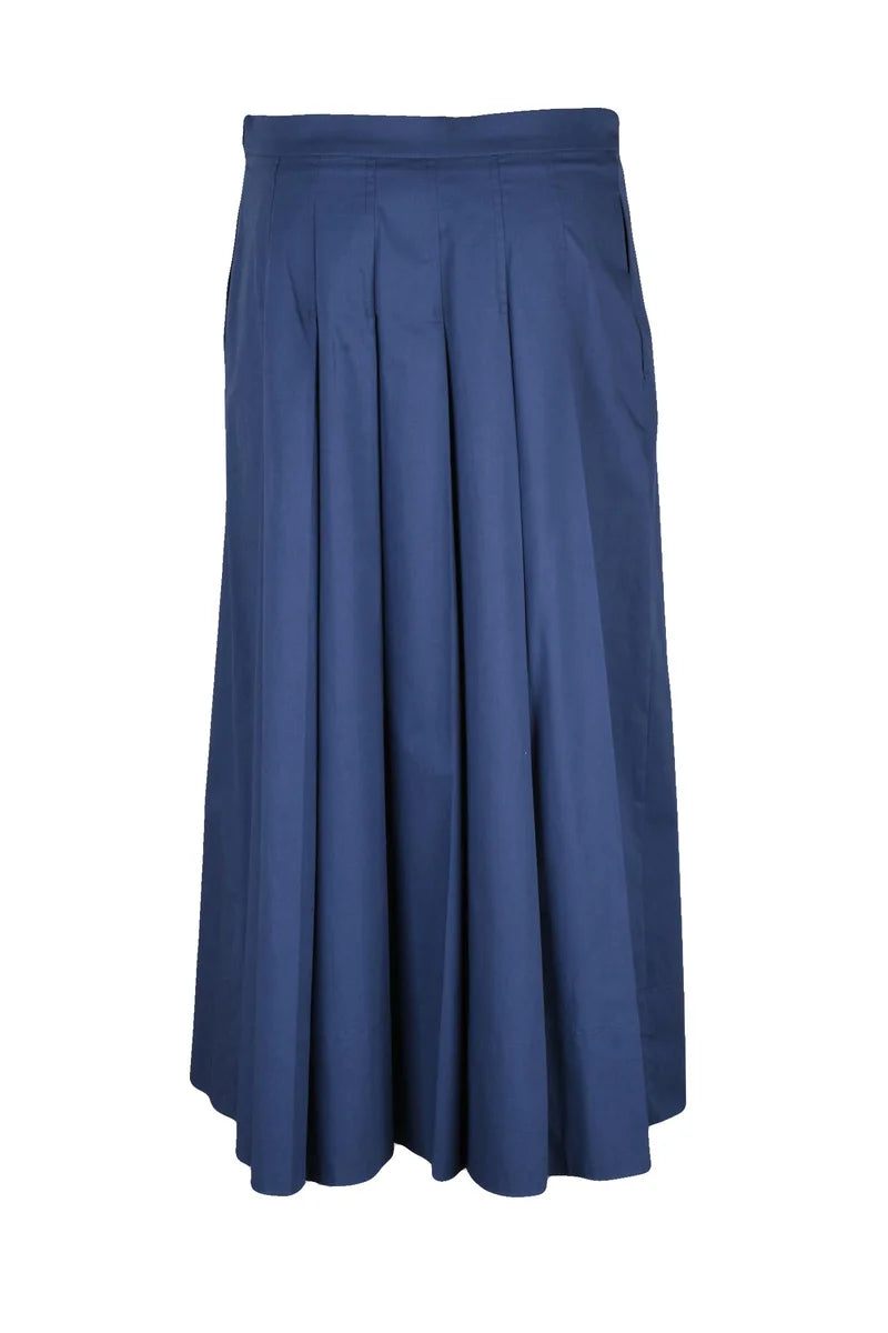 Dritto Long Skirt - Blue