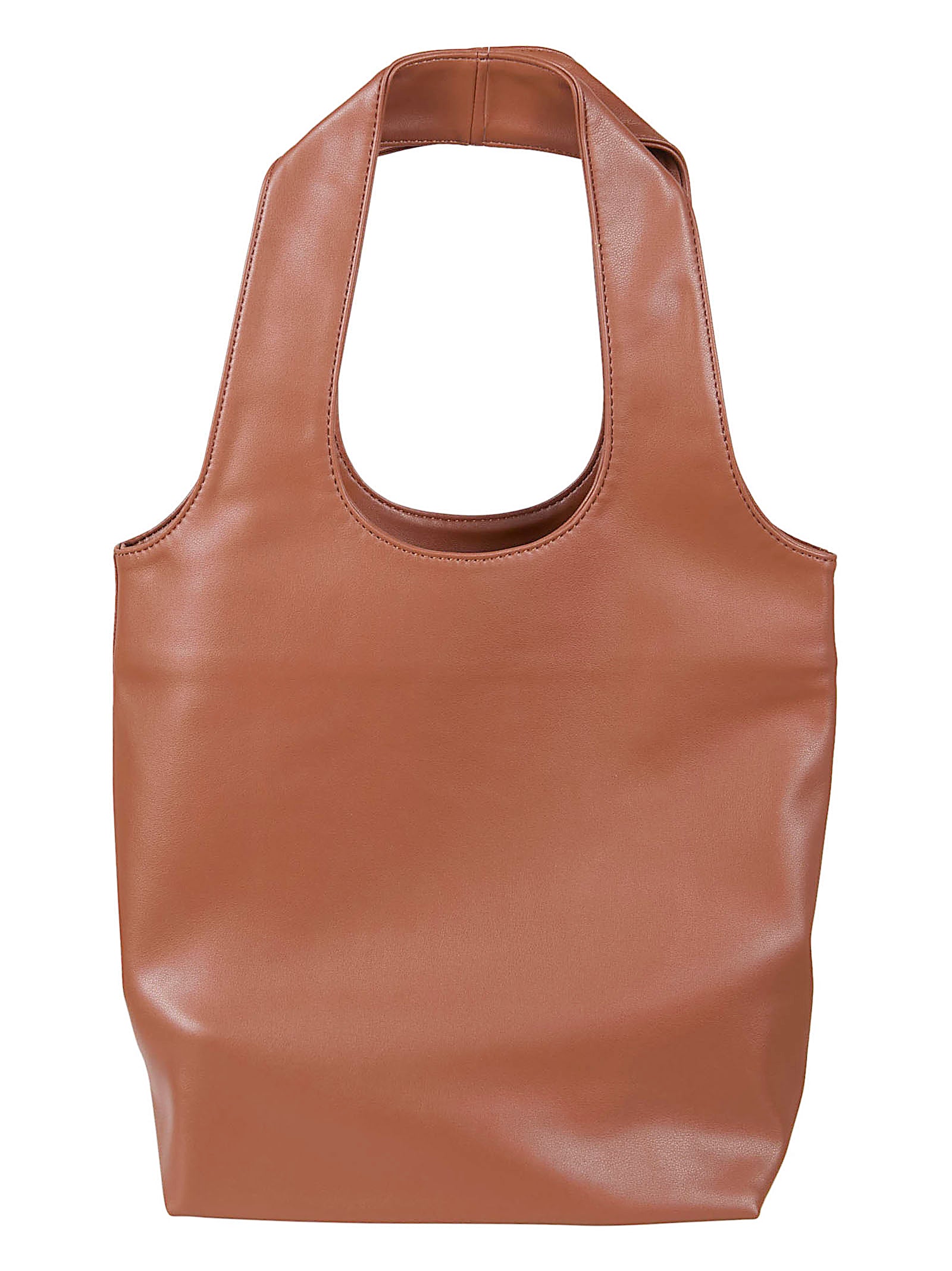 Recycled Leather-Effect Tote Bag