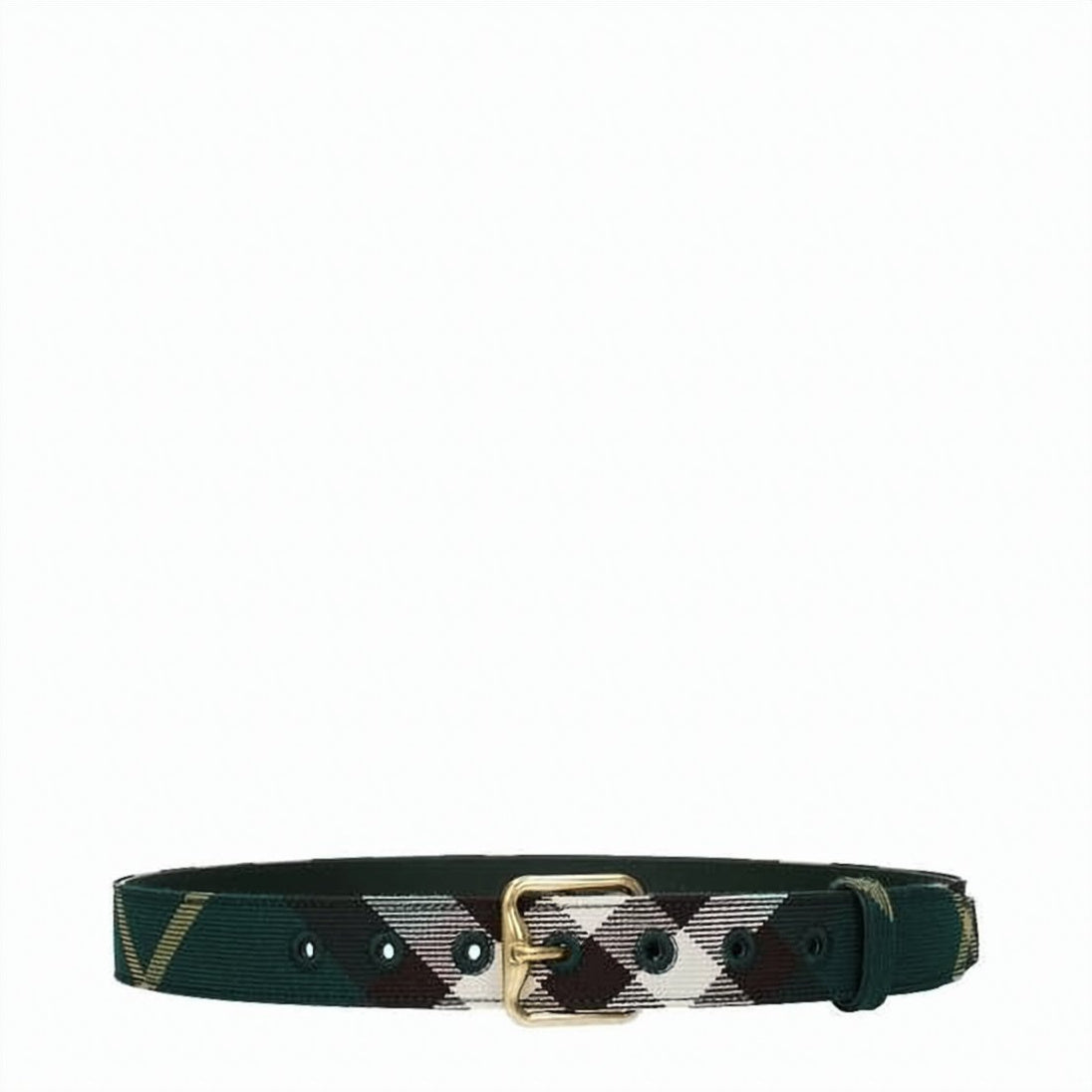 Classic Check Pattern Belt
