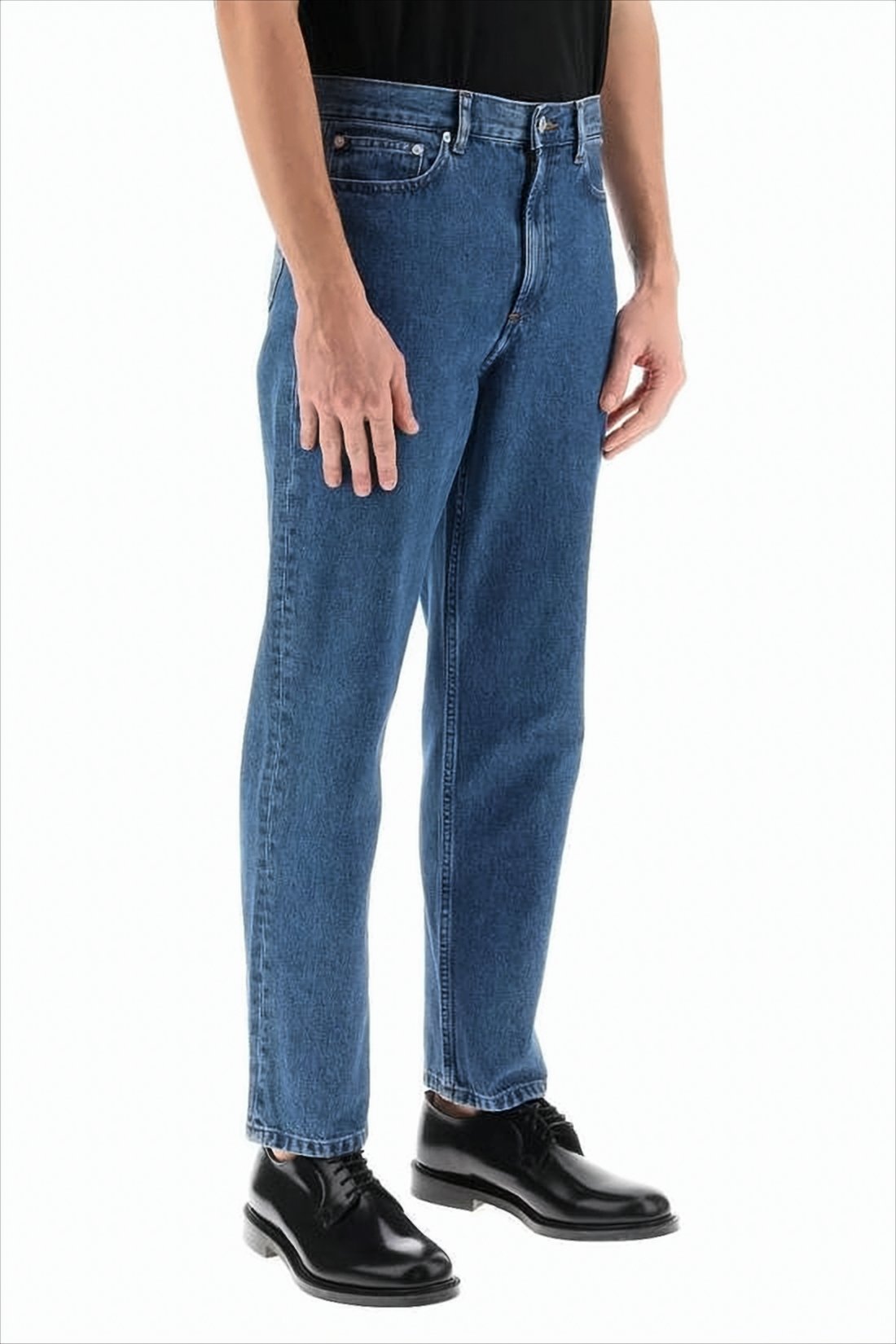 Classic Straight-Leg Denim Pants