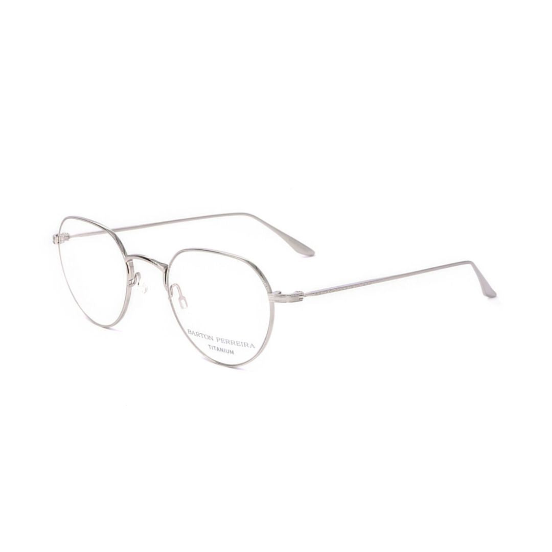 Bp5194 481yc Minimalist Thin Metal Frame Eyeglasses with Geometric Detail
