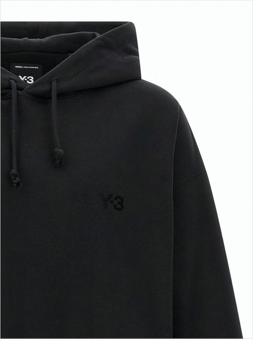 Bluza z kapturem wyluzowany krój, czarna, ze sznurkiem
