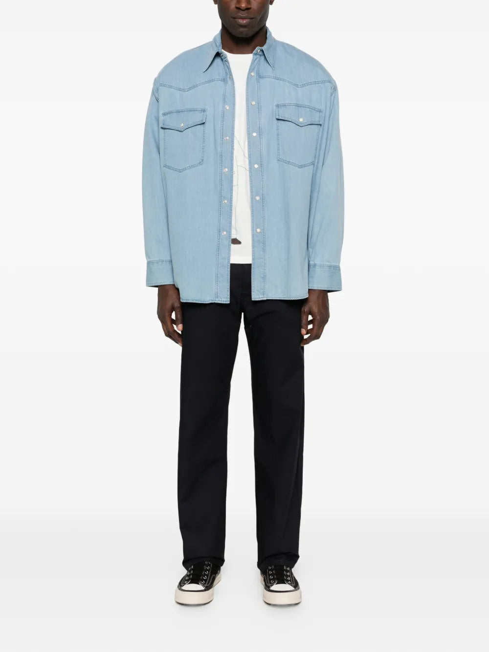 Straight-Leg Casual Pants With Classic Five-Pocket Design