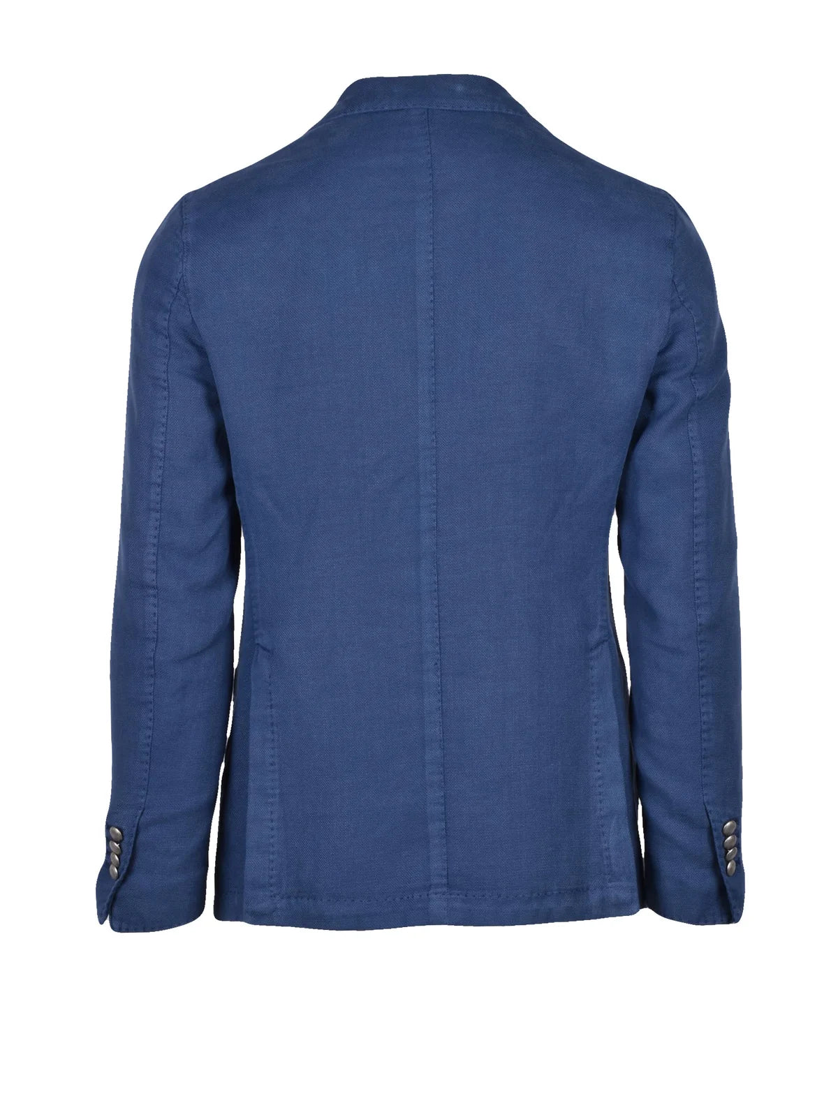 Multicolor Cotton Ramie Double-Breasted Blazer
