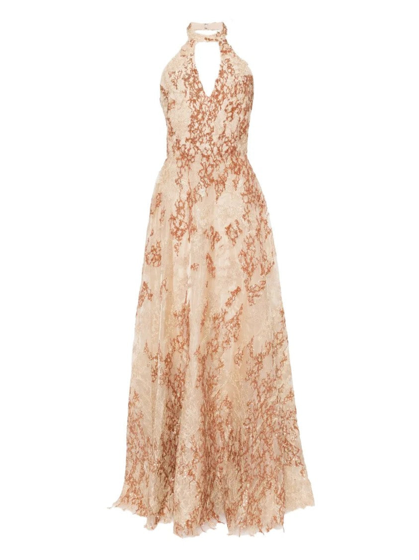 Embroidered Long Dress