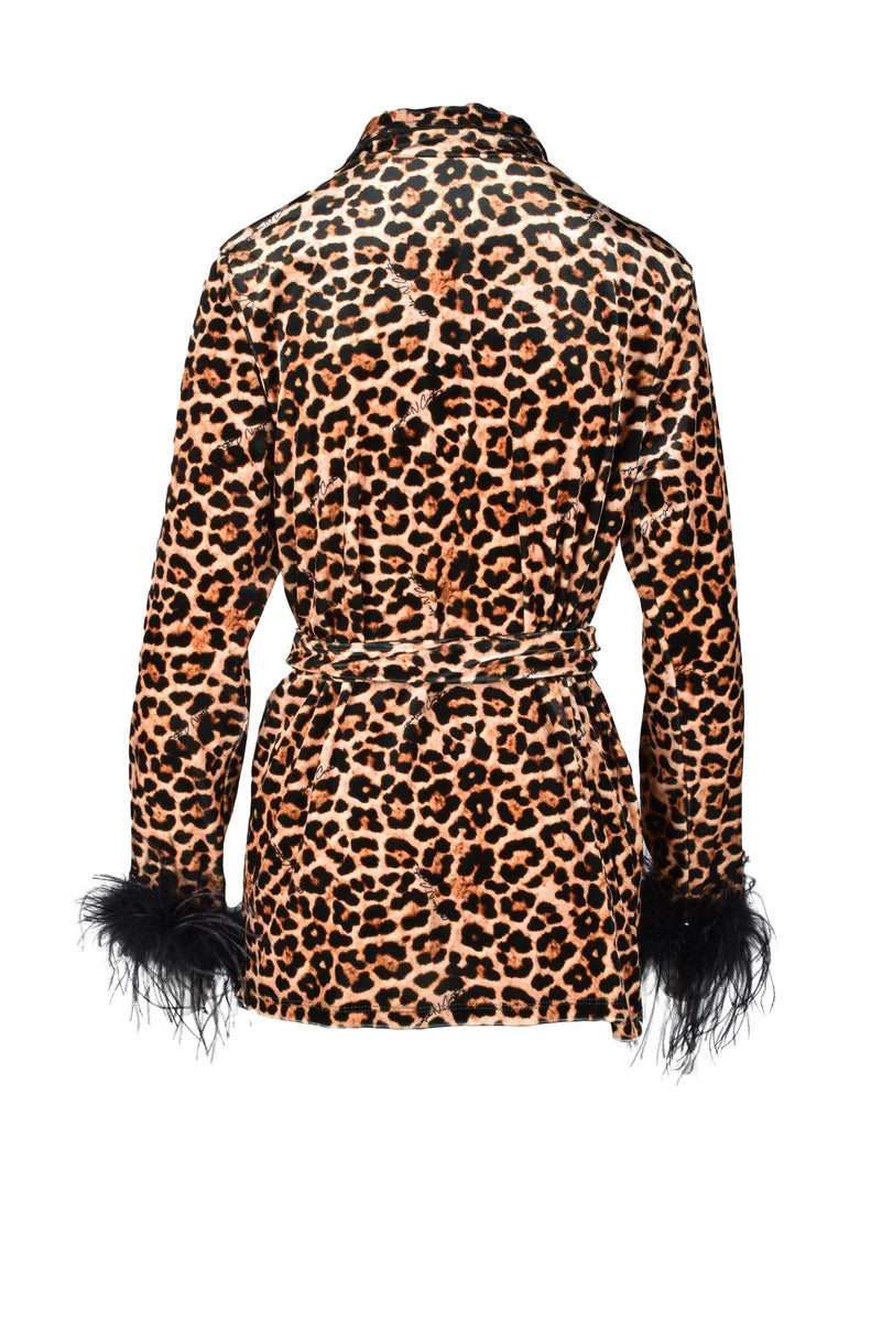 Polyester Elastane Jacket - Brown/Black