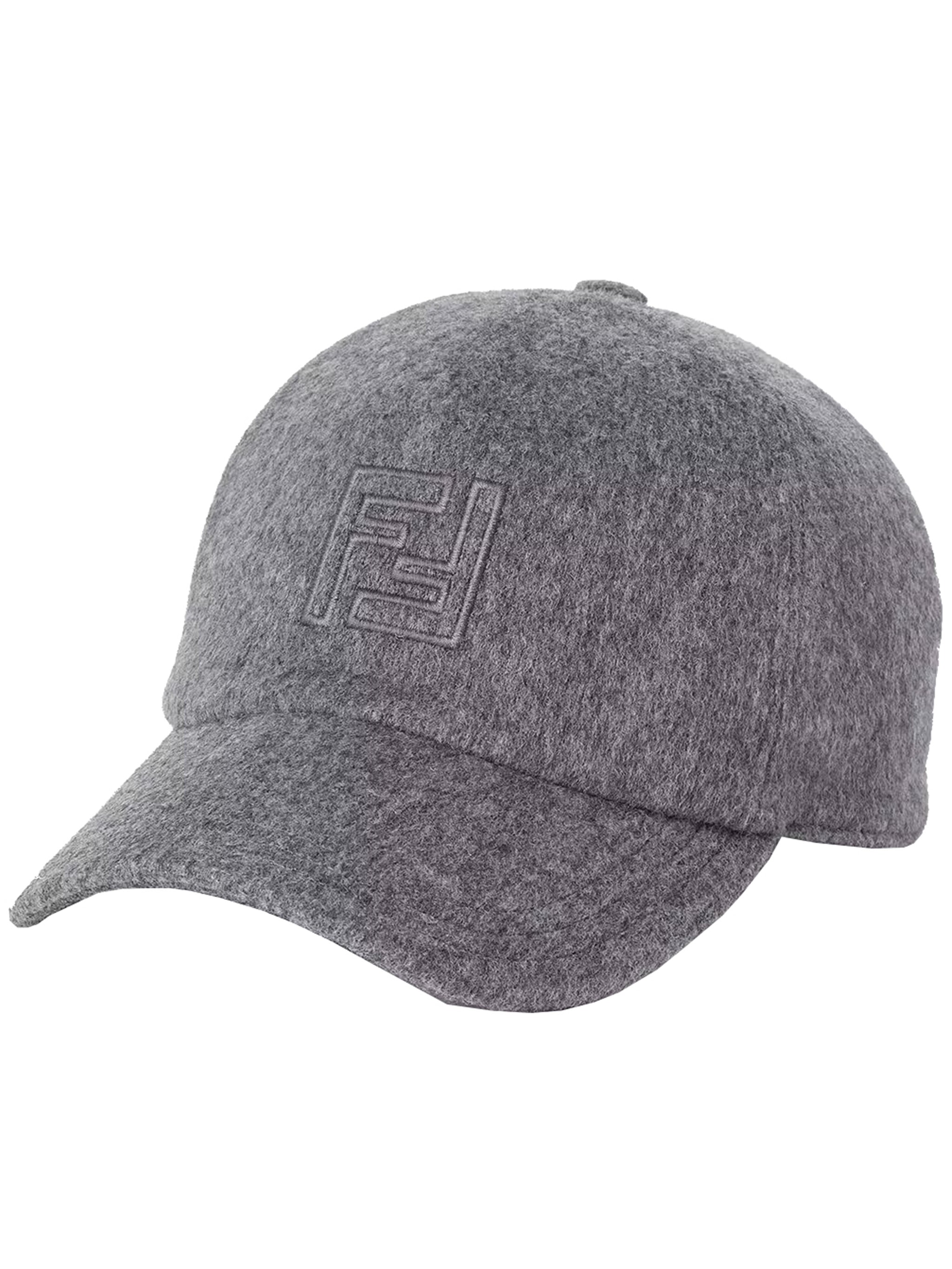 Baseball FF Grey Felt-Like Adjustable Cap