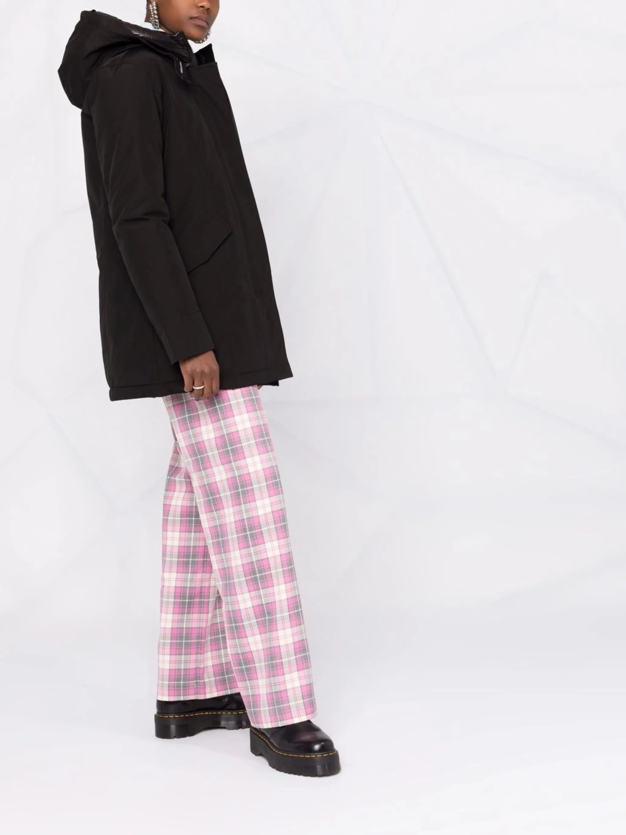 Black Arctic Slim-Fit Down Parka