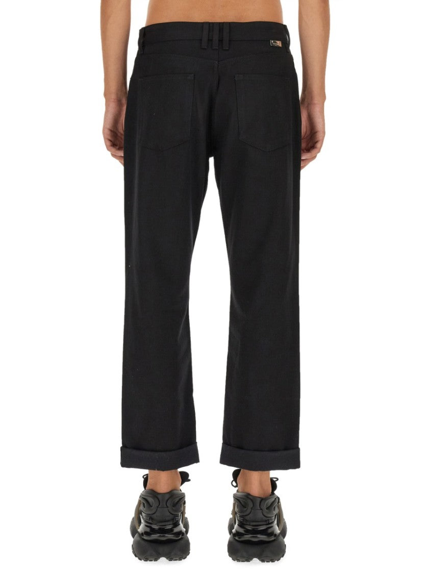 Regular Fit Black Denim Jeans