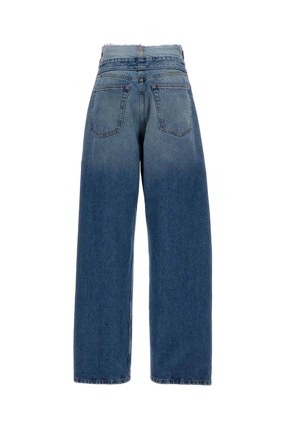 Five-Pocket Wide-Leg Jeans