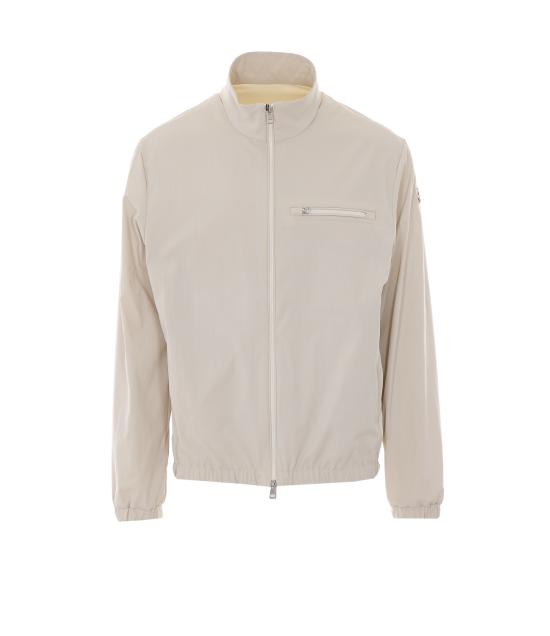 Minimalist High Collar Jacket With Zippered Details