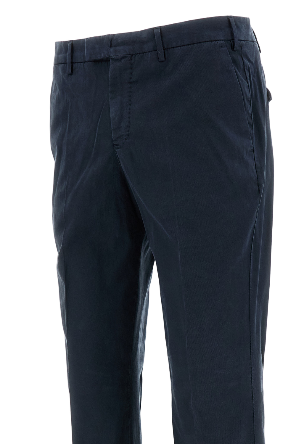 Tailored Slim-Fit Trousers in Soft Stretch Cotton Blend