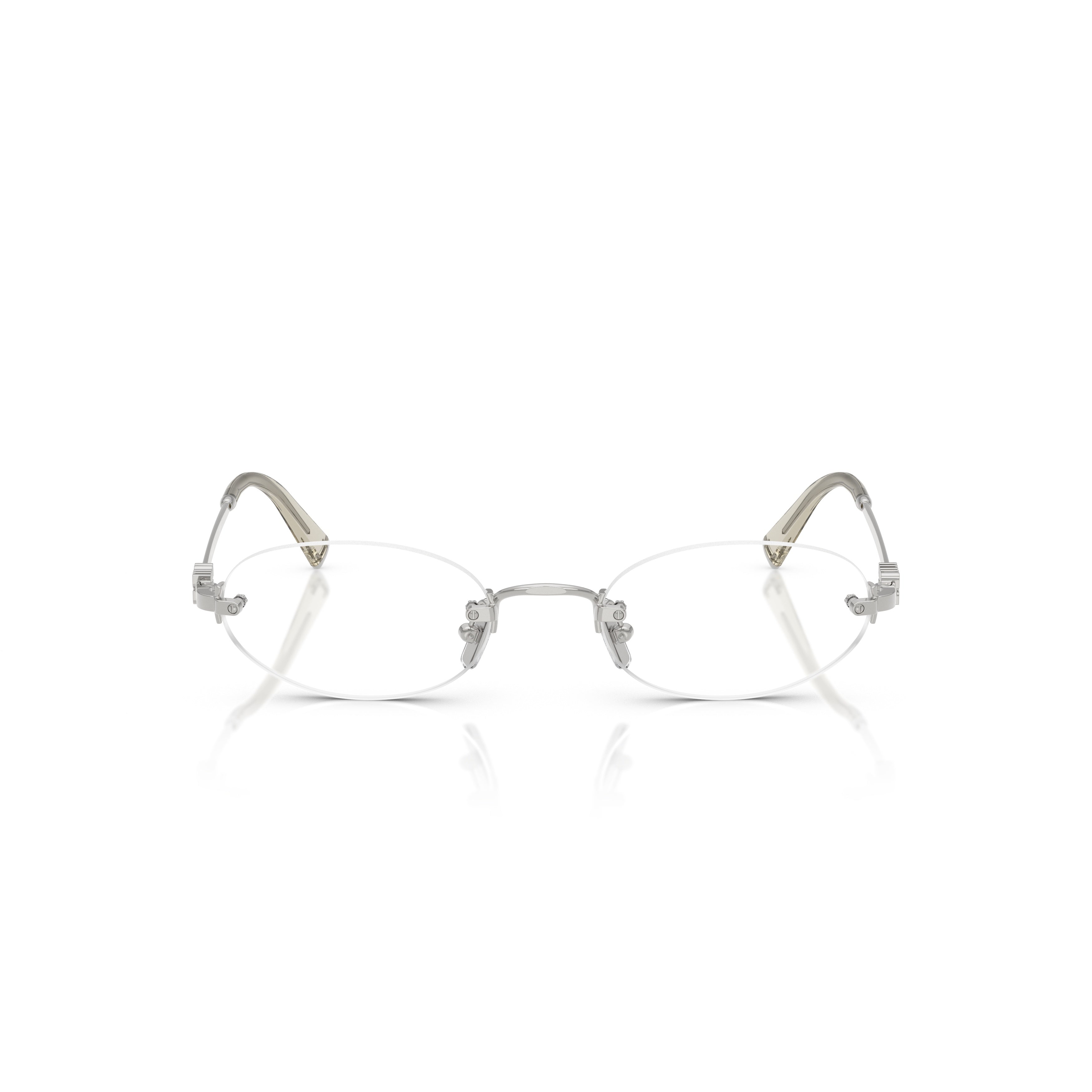 0mu 53wv Rimless Oval Eyeglasses