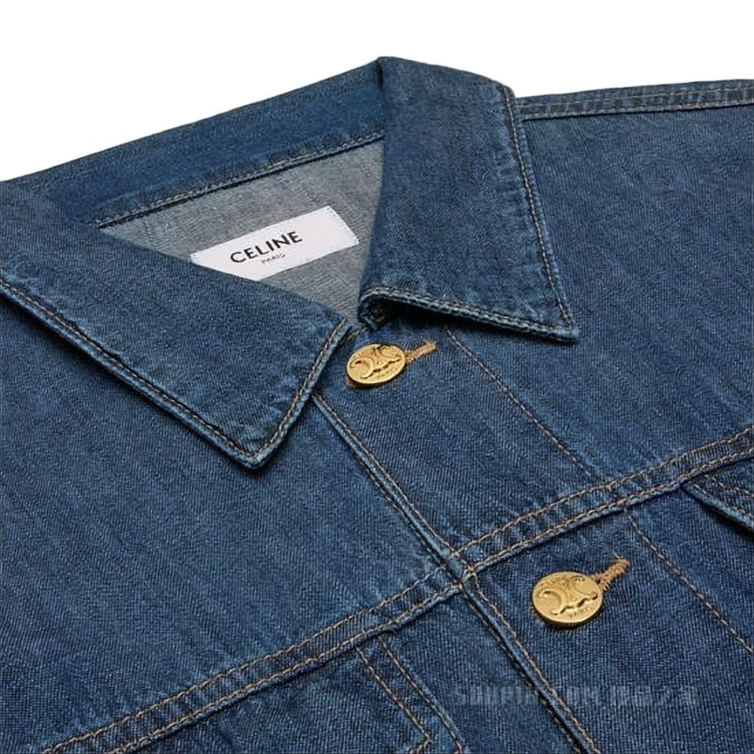 Cropped Denim Jacket with Structured Silhouette