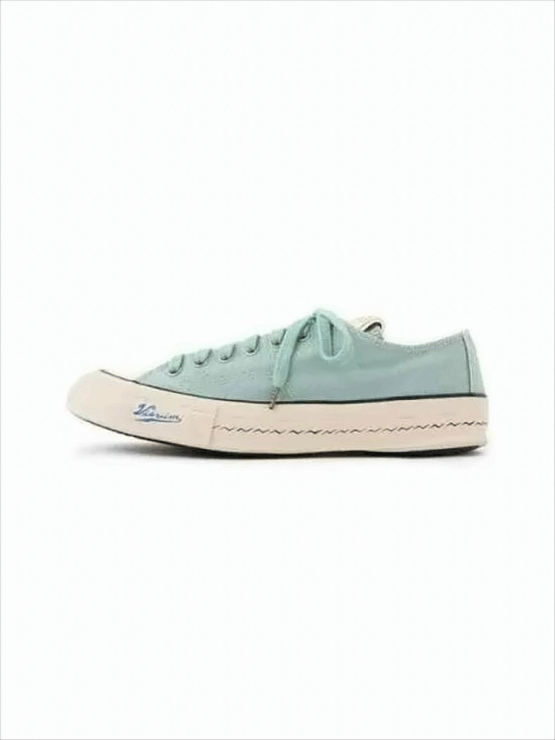 Minimalist Low-Top Sneakers with Calf Leather Accents