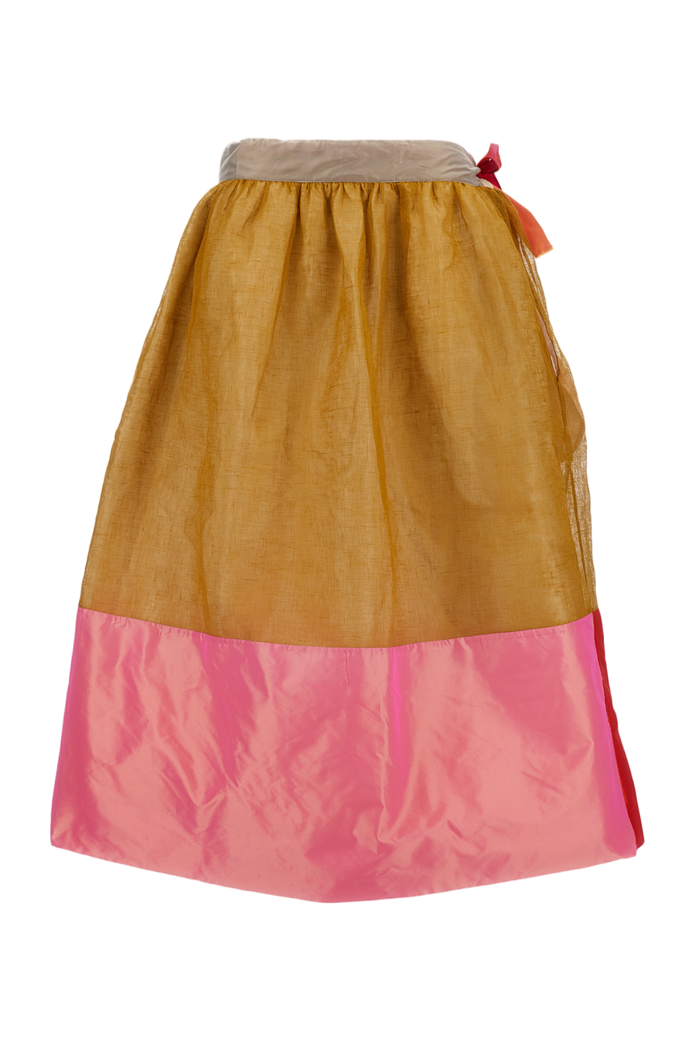Multicolor Reversible Balloon Skirt