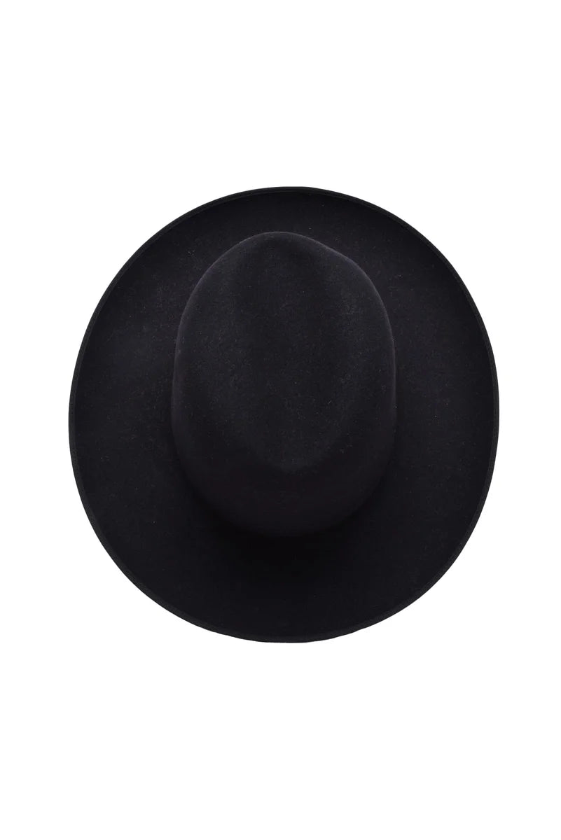Rabbit Fur Hat - Black