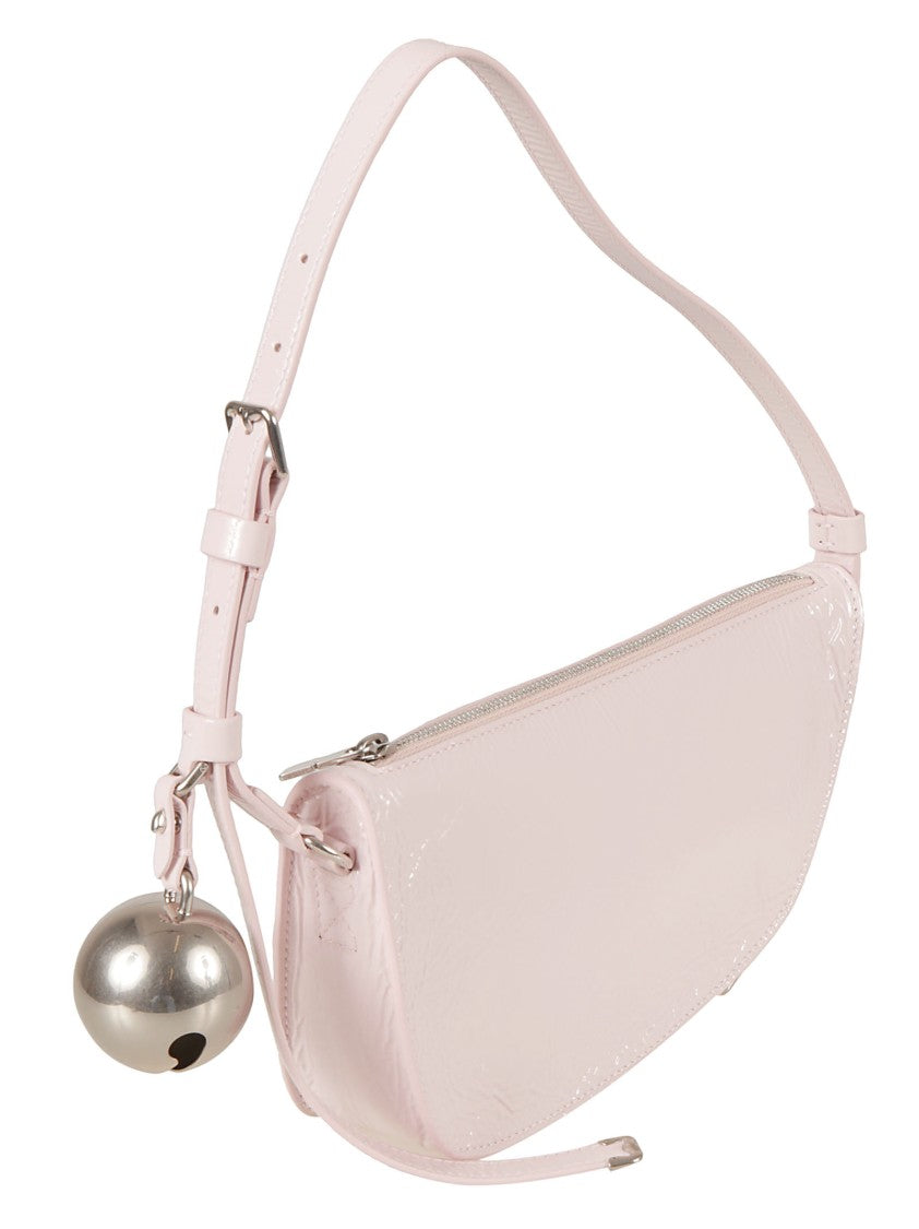 Curved Lamb Leather Bag