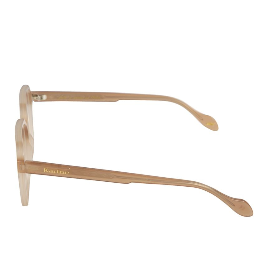 Lisa Light Translucent Beige Rectangular Frame Eyeglasses