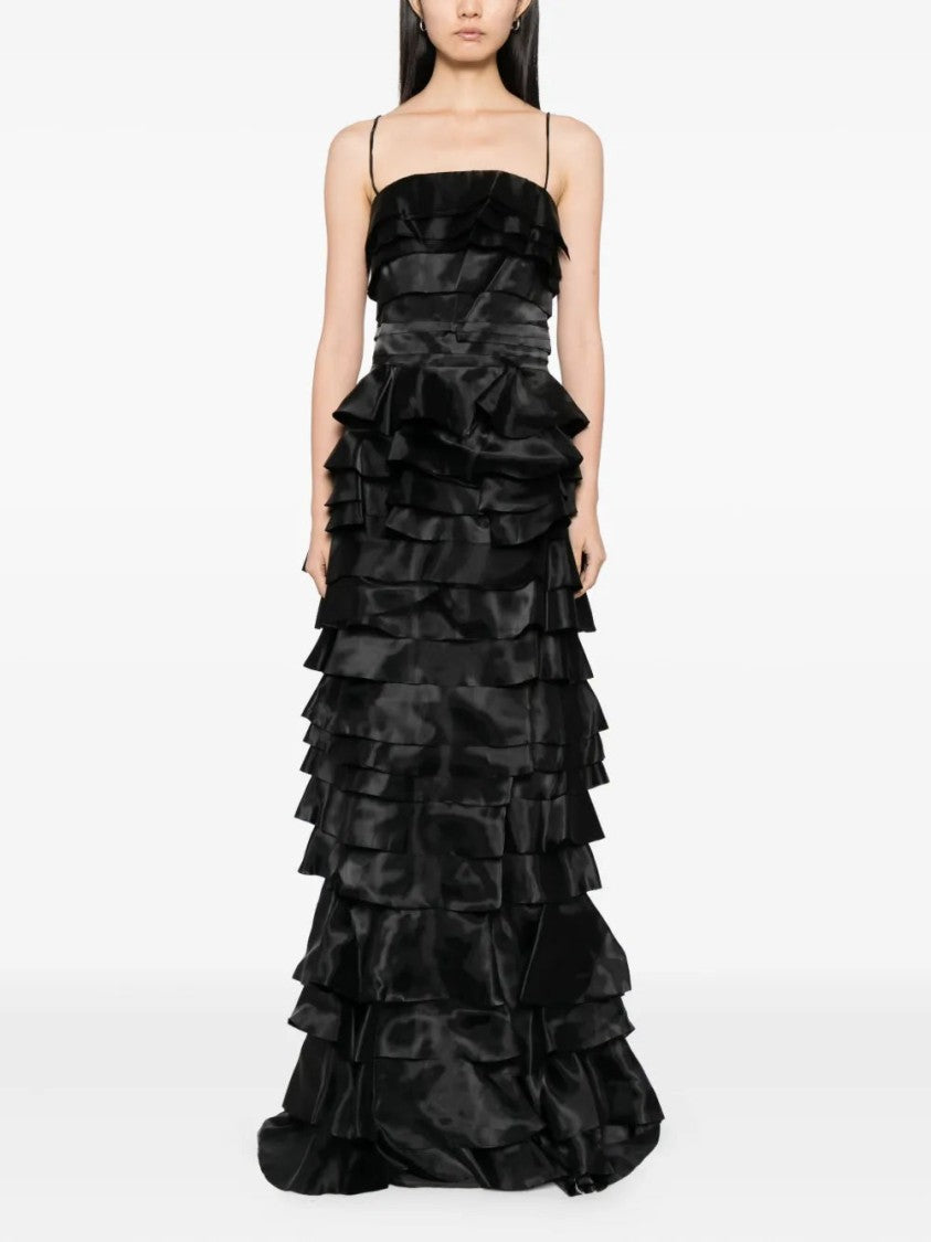Layered Organza Long Dress