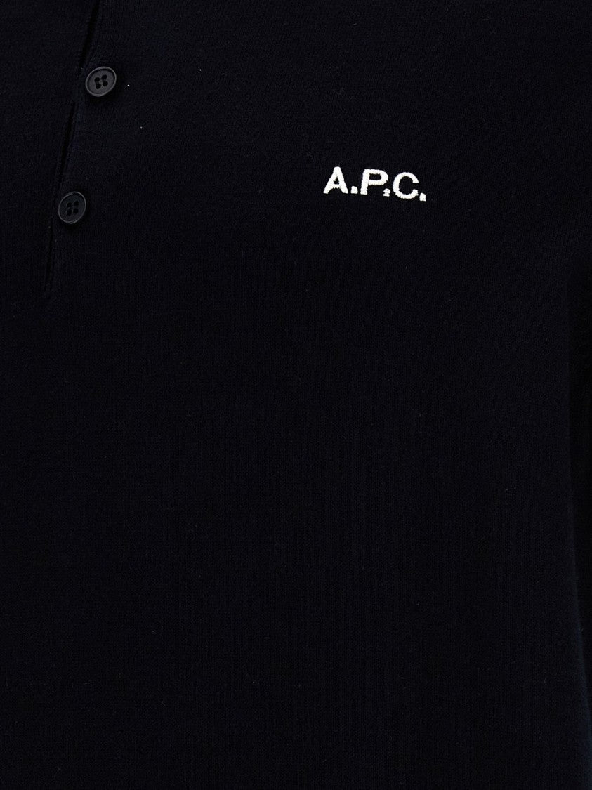 Short-Sleeve Polo Shirt with Ribbed Collar