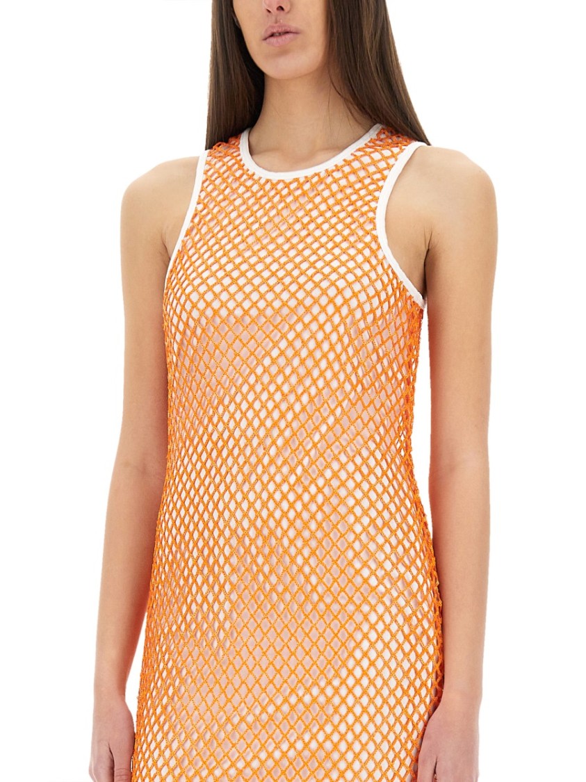 Mesh And Sequin Dress