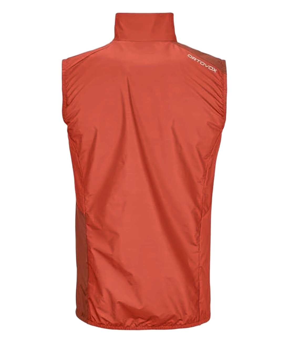 High Collar Sleeveless Vest With Color-Block Design