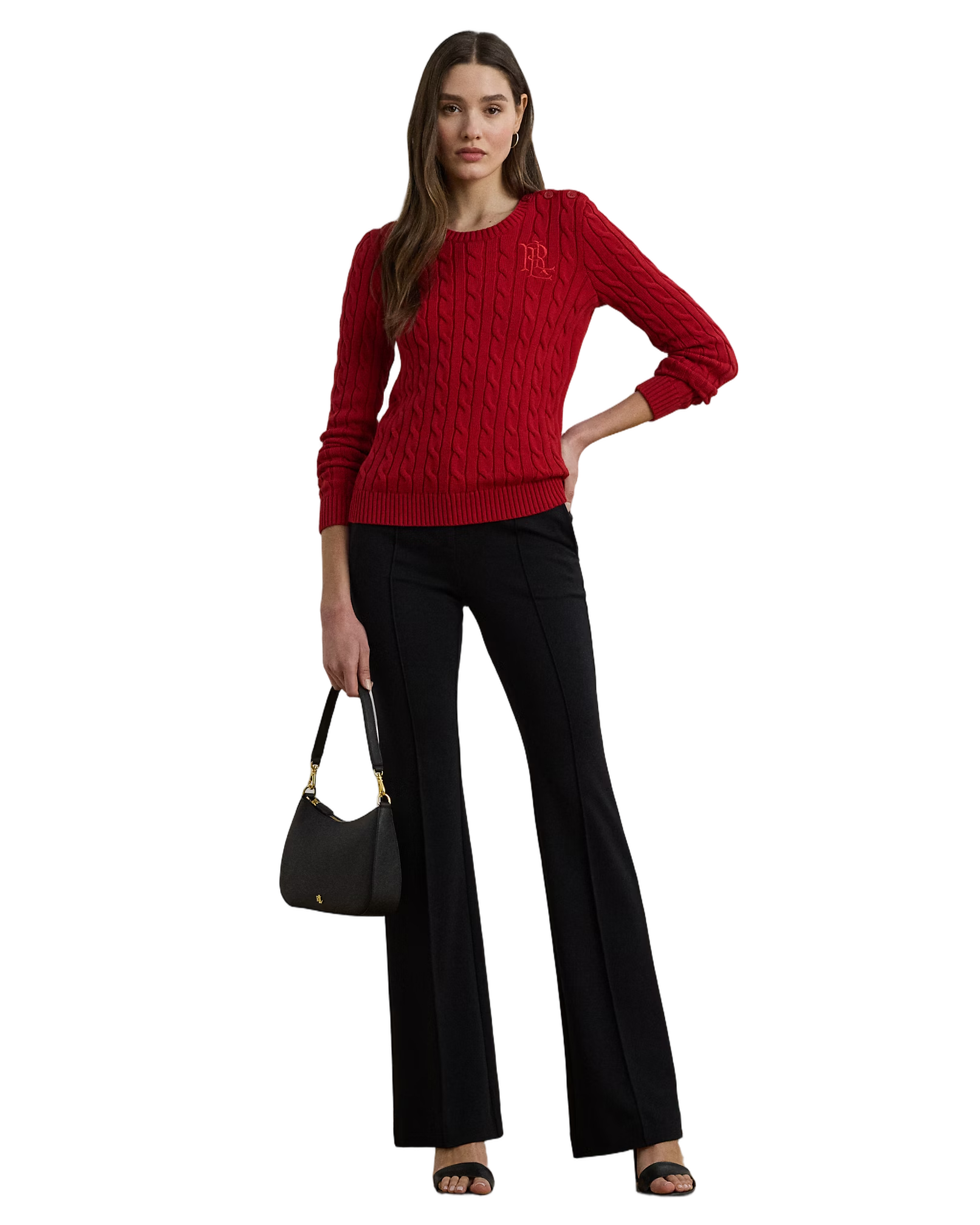 Montiva Long Sleeve Pullover In Madison Red