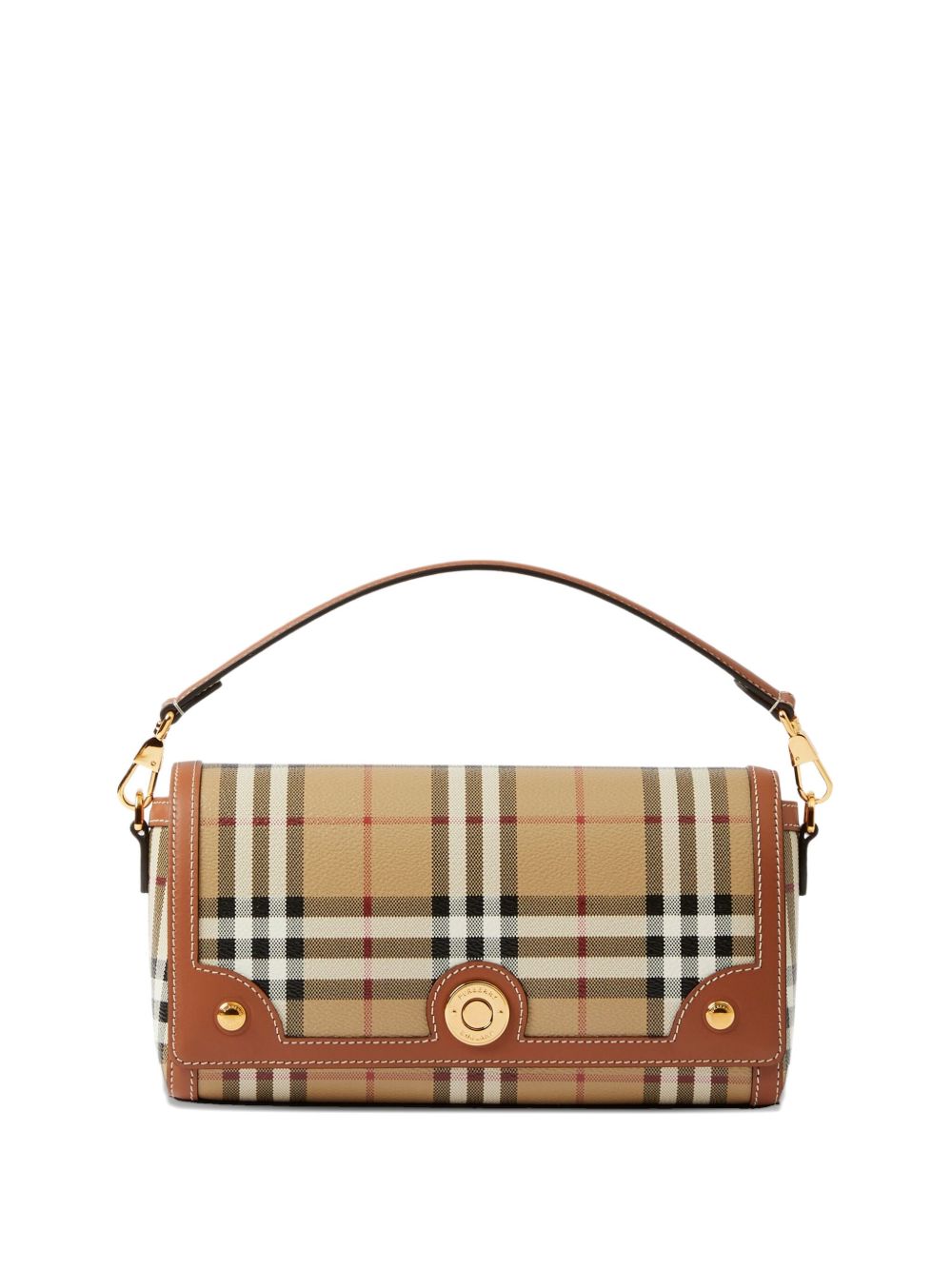 Rectangular Handbag with Classic Check Pattern
