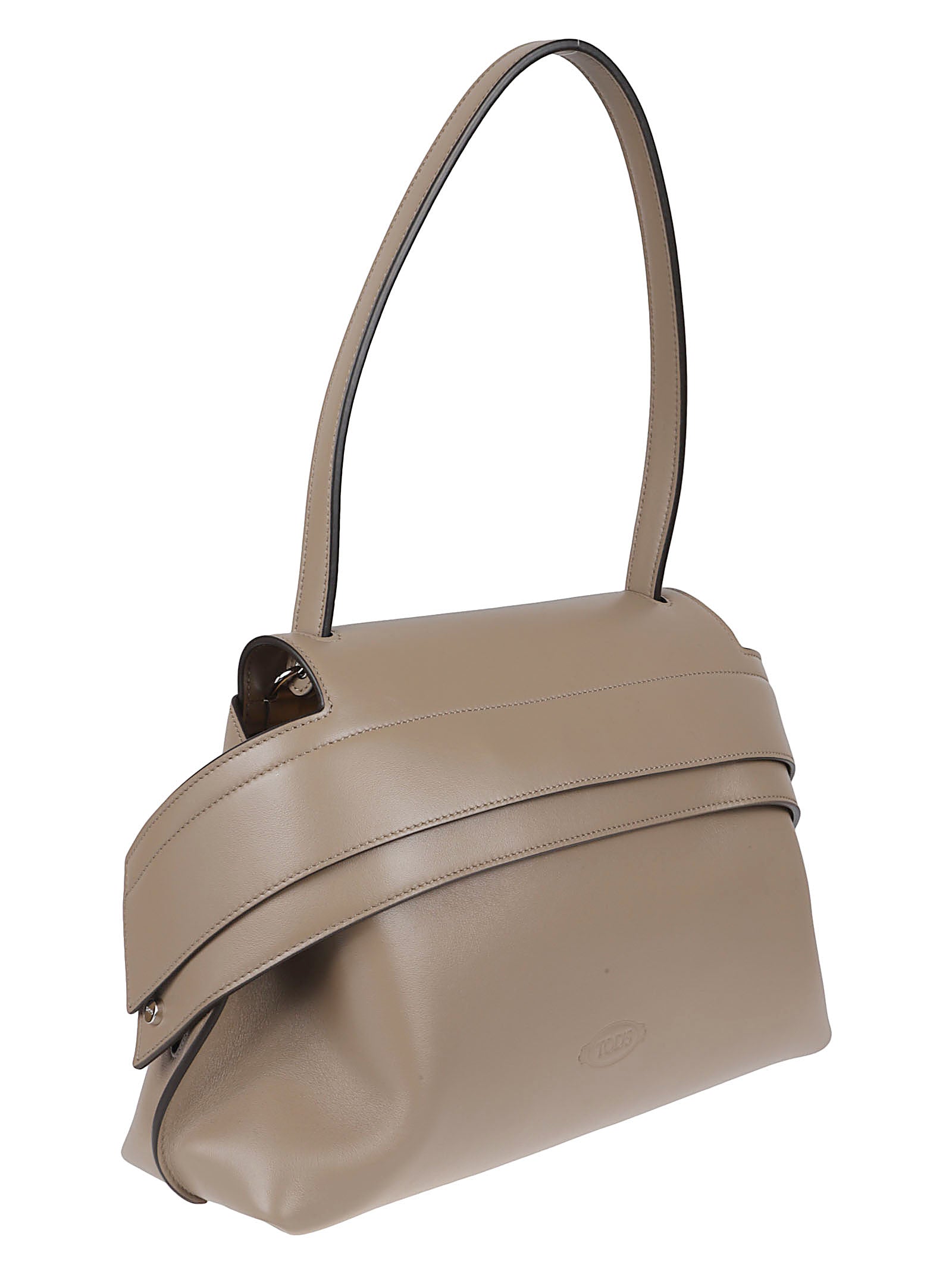 Contemporary Calf Leather Wave Bag