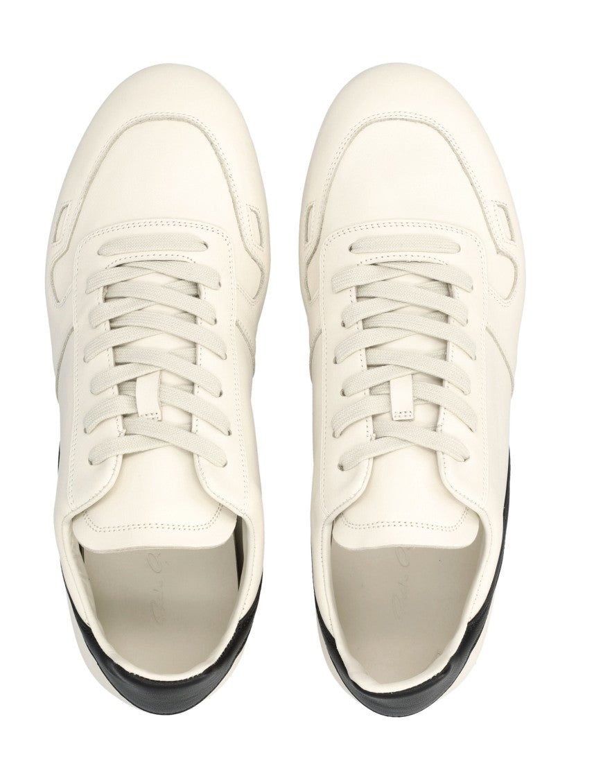 Damskie minimalistyczne sneakersy skórzane