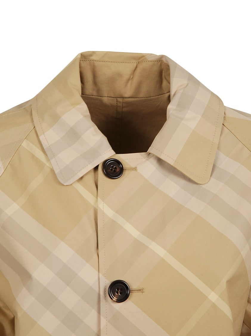 Classic Plaid Tailored Coat